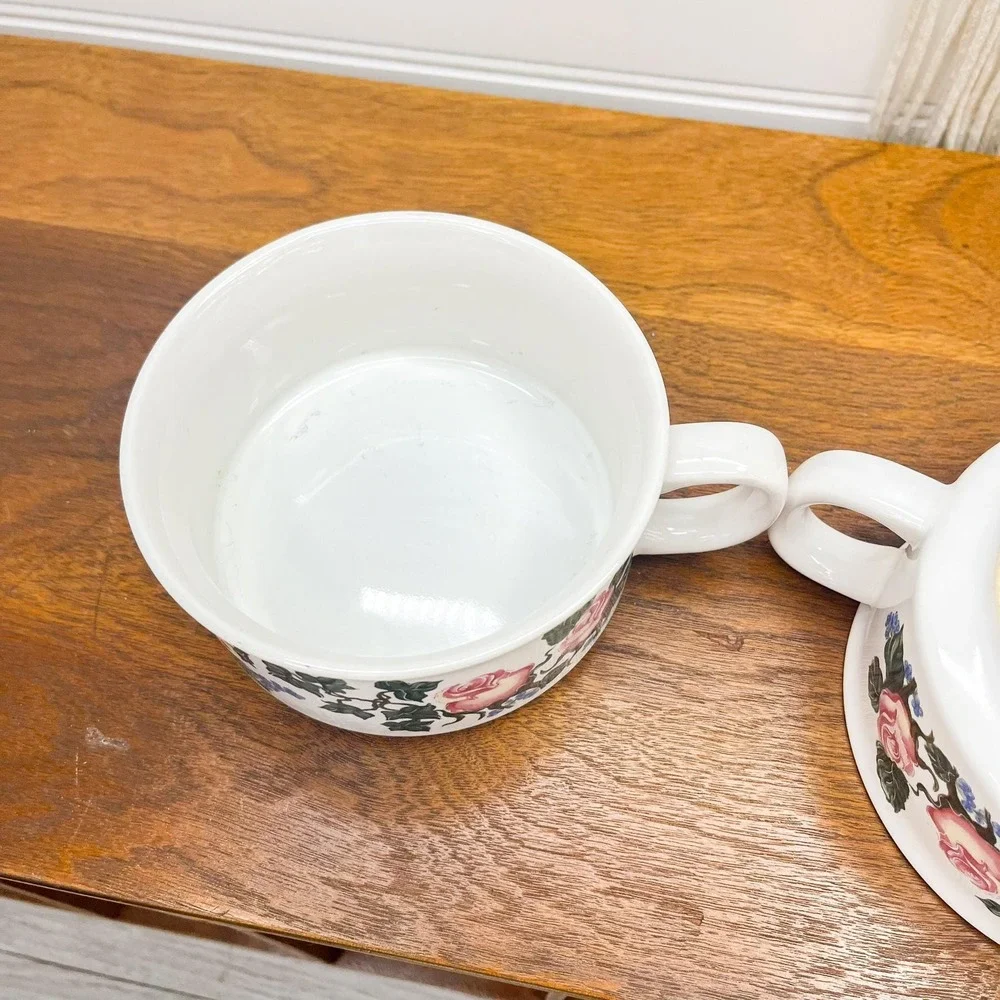 Vintage‎ Floral Soup Bowl Set: Potpourri Press Christina Line